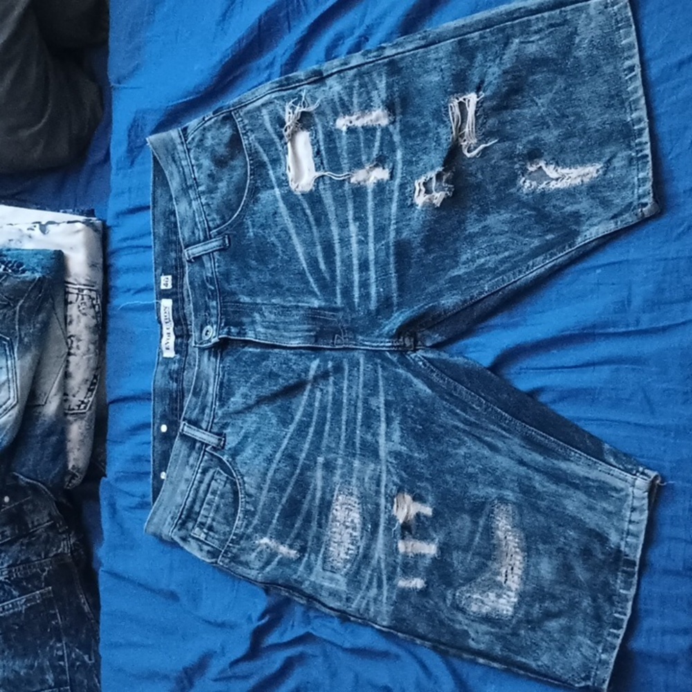 Evolution In Design jean shorts